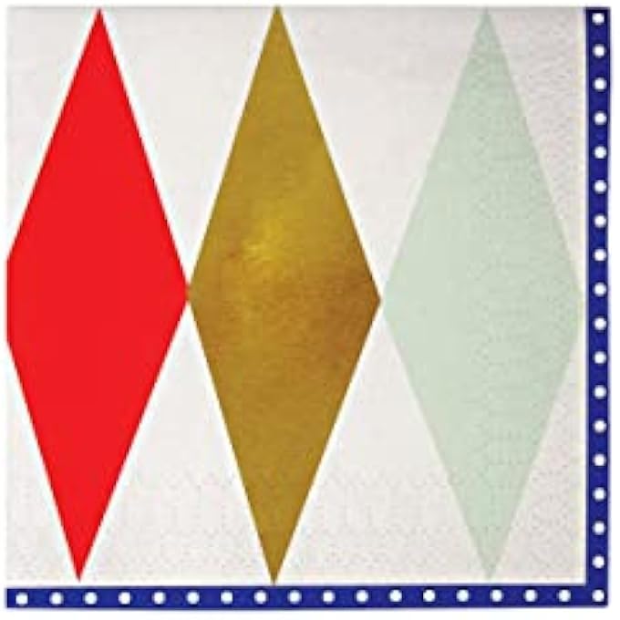 TS HARLEQUIN NAPKINS 16 PIECES, SMALL - Image 1